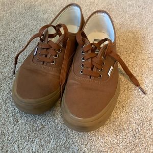 Vans Sneakers (Brown, Gum Sole, Size 9)